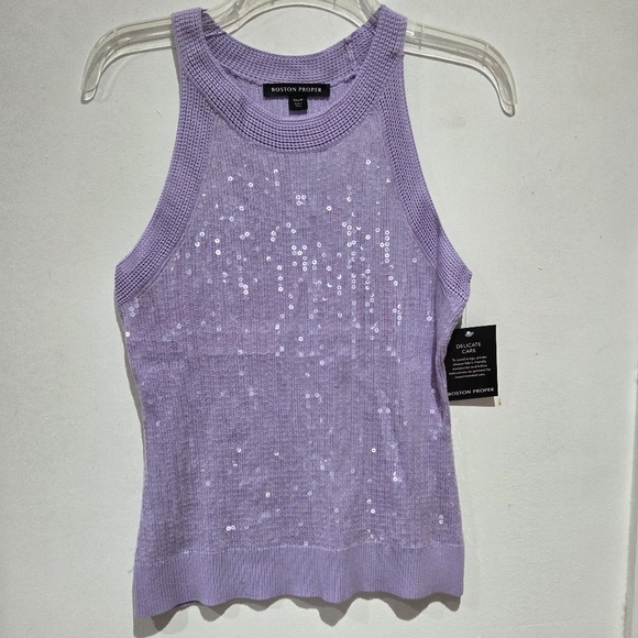 Boston Proper SEQUIN Tank - Picture 7 of 7